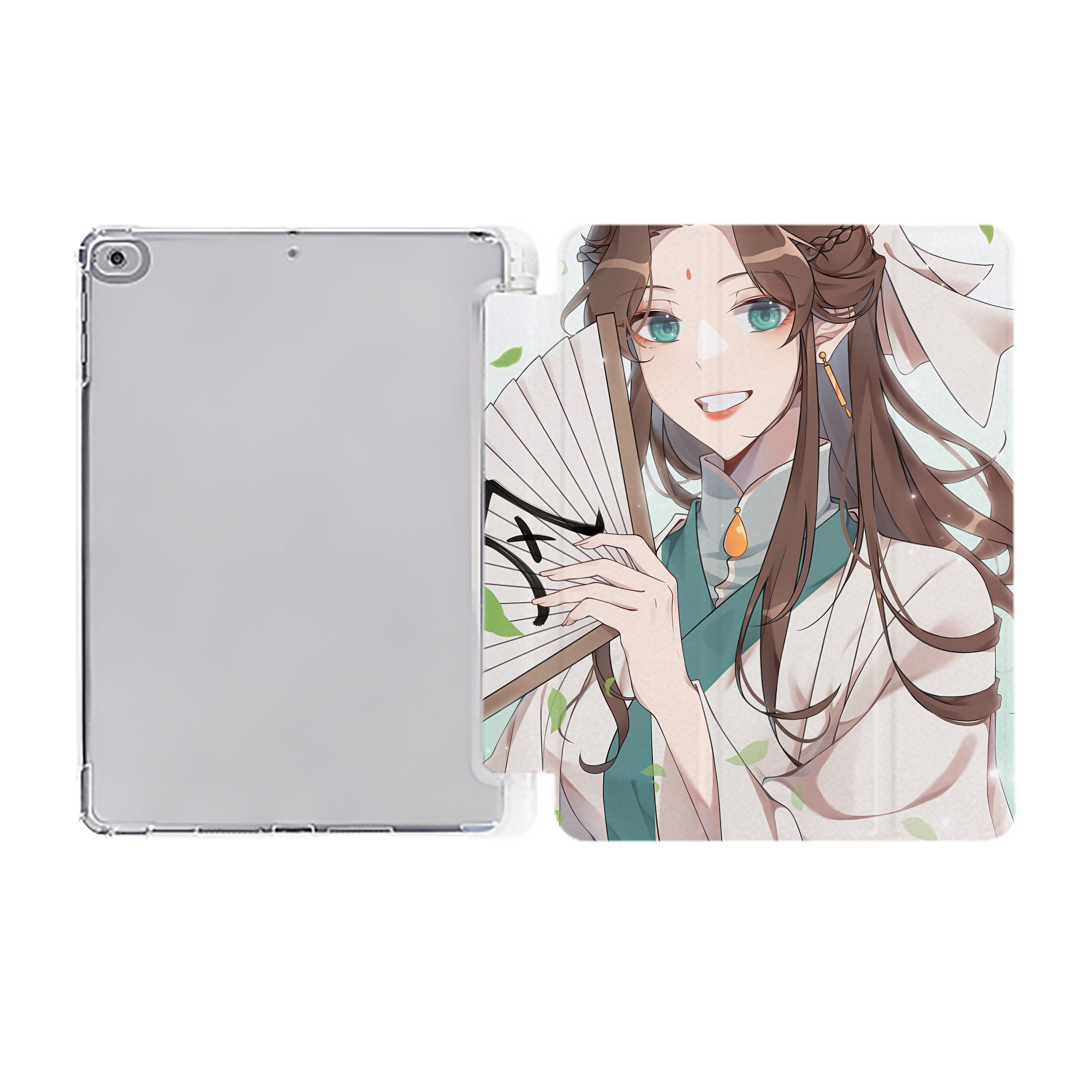 （画像用） 刀剣乱舞 Touken Ranbu IPad ケース ペン収納付き 三つ折りスタンド PUレザー×シリコン 対応機種9.5/10.5/10.9インチ
